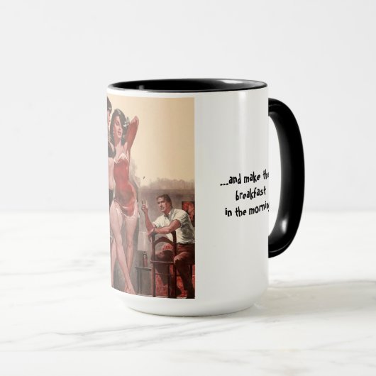 両性妻 – 彼女のガールフレンドの訪問 マグカップ (正面右)