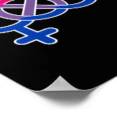 両性性別符号 ポスター (角)