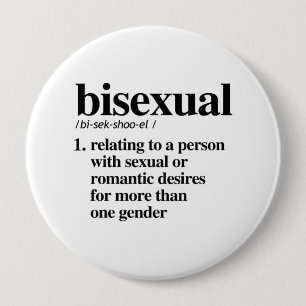 両性愛の定義 – 定義されたLGBTQ用語 – 缶バッジ