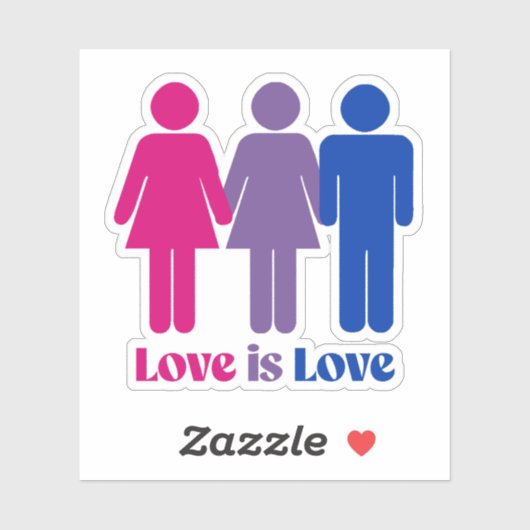 両性愛は愛の女性 シール (シート)