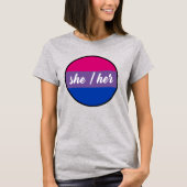 両性愛者Tシャツ Tシャツ (正面)