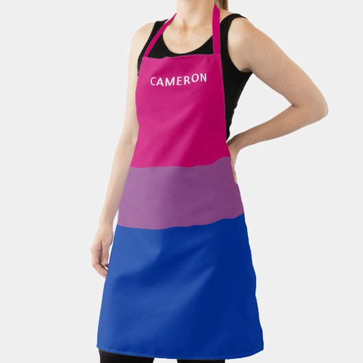 両性旗モノグラムの エプロン (インサイチュ)