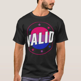 両性有効おもしろいBiプライド両性性 Tシャツ