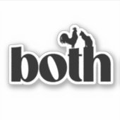 両性生殖 シール (正面)