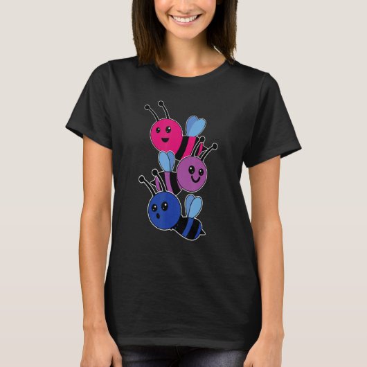 両性蜂バイセクシュアル1 Tシャツ (正面)