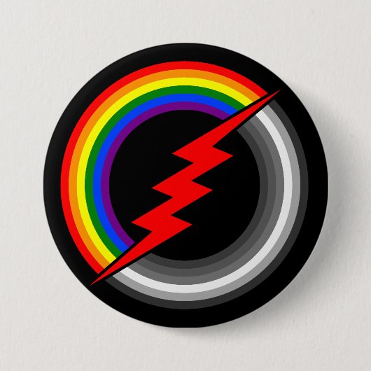 両性 缶バッジ (正面)