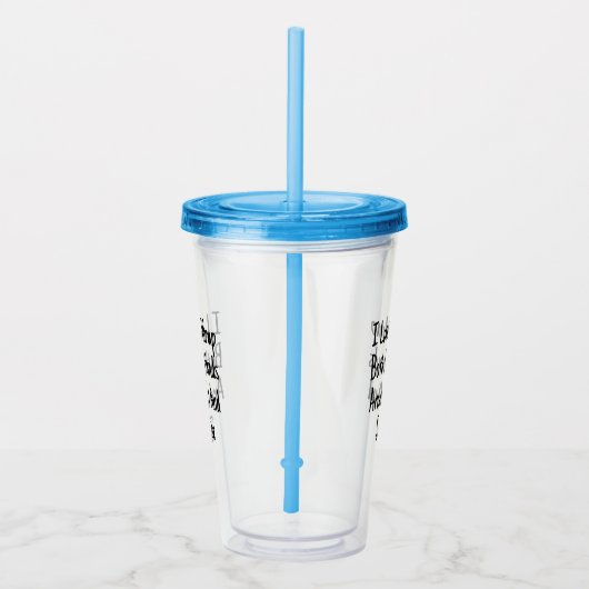 両手で包んで飲み込むのがのまわりに大好き アクリルタンブラー (右)