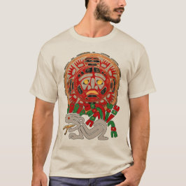 両手で太陽を横切る Tシャツ