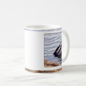 両手で機会を捉えて殺す コーヒーマグカップ (正面右)