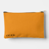 両手を持つカップルの歩くの秋 アクセサリーポーチ (裏面)