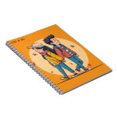 両手を持つカップルの歩くの秋 ノートブック (右側)