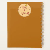 両手を持つカップルの歩くの秋 プランナー手帳 (裏面)