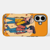 両手を持つカップルの歩くの秋 Case-Mate iPhoneケース (裏面 (横))