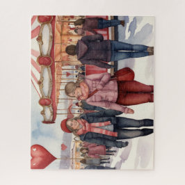 両手を握っている二人の女性 ジグソーパズル