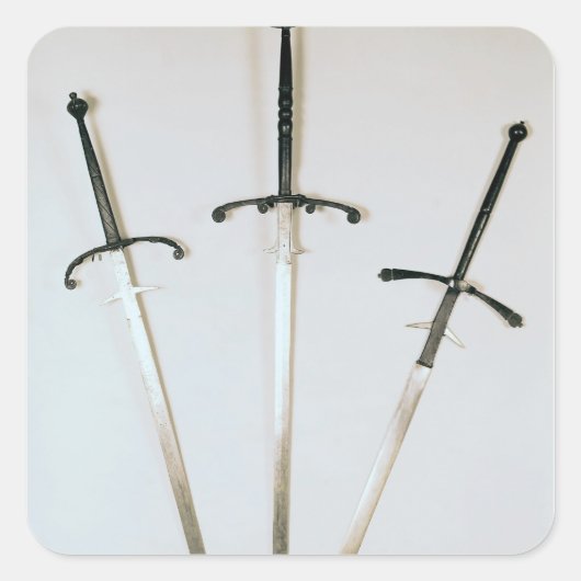両手刀3本、1570年 スクエアシール (正面)