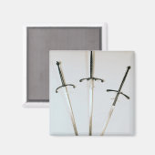 両手刀3本、1570年 マグネット (正面/裏面)