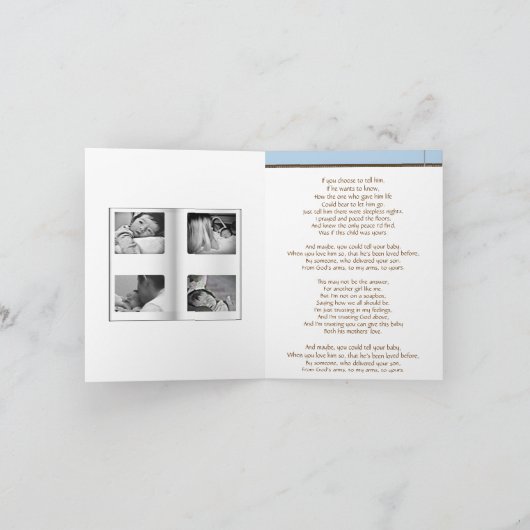 両方とも彼の母の愛。 カード (内部)