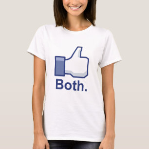 両方に似ている Tシャツ