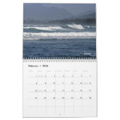 両方のアメリカの海岸の風景からの海老 カレンダー (2月 2026)