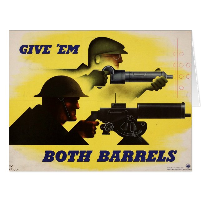 両方のバレル、軍隊と産業、戦争努力 (正面横)