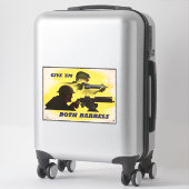 両方のバレル、軍隊と産業、戦争努力 シール (スーツケース)