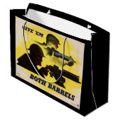 両方のバレル、軍隊と産業、戦争努力 ラージペーパーバッグ (裏面アングル)