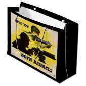 両方のバレル、軍隊と産業、戦争努力 ラージペーパーバッグ (正面アングル)