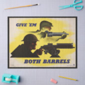 両方のバレル、軍隊と産業、戦争努力 薄葉紙 (クラフト)