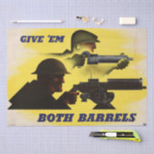 両方のバレル、軍隊と産業、戦争努力 薄葉紙 (クラフト)