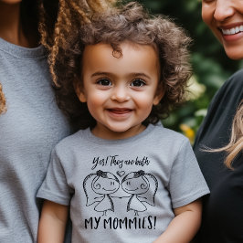 両方のマイミー ベビーTシャツ