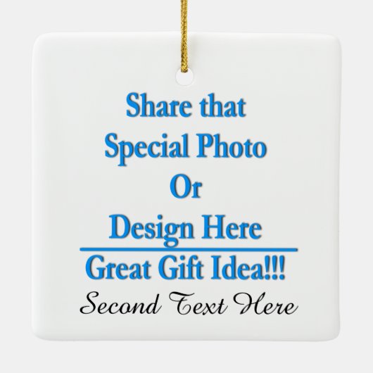 両方の違うなイメージを側面黒い文字個人化して下さい セラミックオーナメント (裏面)