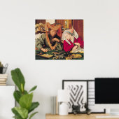 両替商と妻1539 ポスター (ホームオフィス)