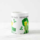 両極認識度のマグ コーヒーマグカップ (中央)