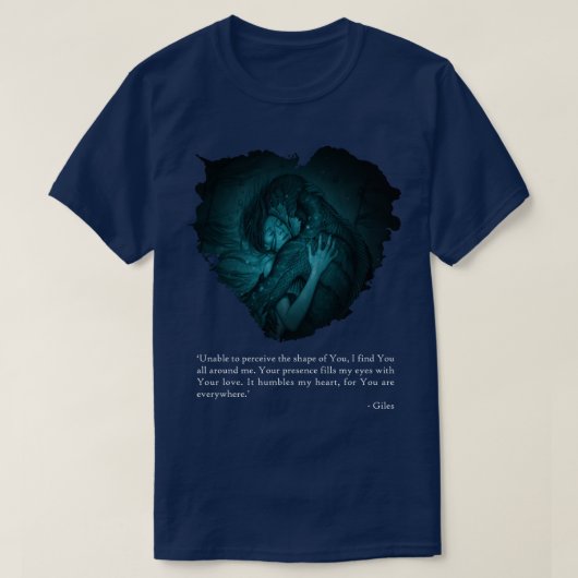 両生類の男 Tシャツ (デザイン正面)