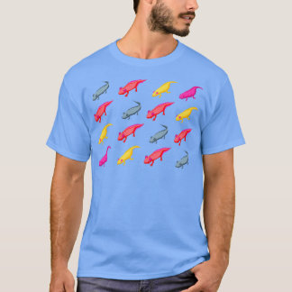 両生類の軸索の複数の色 Tシャツ