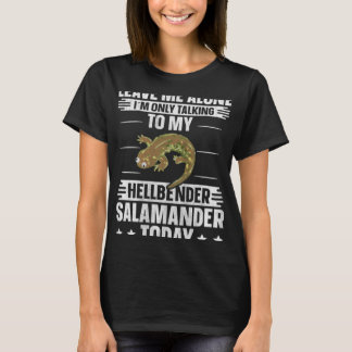 両生類のherpetologistはHellbender Saにのみ話す Tシャツ