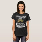 両生類のherpetologistはHellbender Saにのみ話す Tシャツ (正面フル)