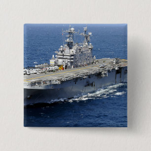 両用強襲艦USS Peleliu 缶バッジ