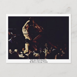 「両者はクローズクラブの会員である」ジョージ・ウェズリー・ベローズ ポストカード