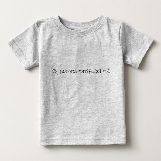 両親が私を見せた！ ベビーTシャツ (正面)