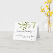 両親が義理の両親から贈り気に物を新郎結婚に カード (黄色い花)