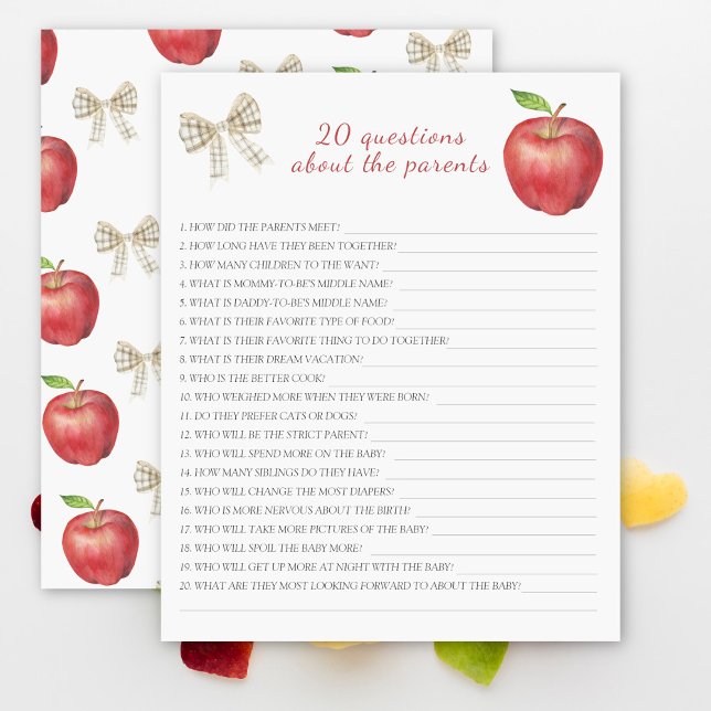 両親についての20の質問 - アップルと弓 (クリエイターアップロード済み)