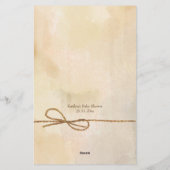 両親のための赤ちゃんシャワーアドバイス小さなカウボーイ 便箋 (裏面)