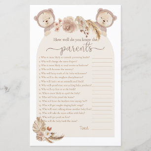 両親のシャワーを知っている双子テディベア