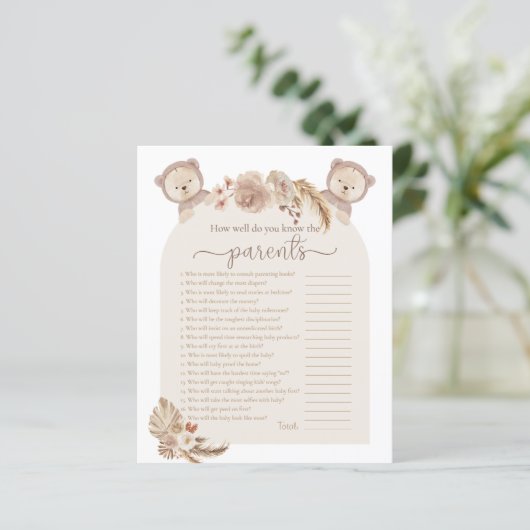 両親のシャワーを知っている双子テディベア (スタンド正面)