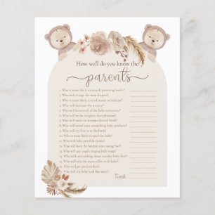 両親のシャワーを知っている双子テディベア