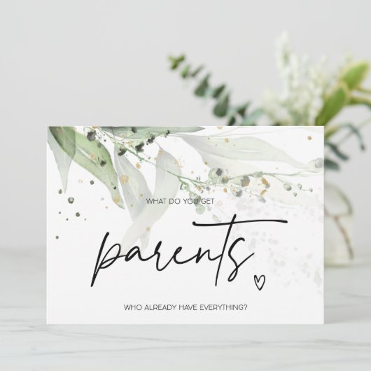 両親の妊娠の明らかさに驚きの妊娠 カード (スタンド正面)