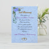 両親の50周年パーティー招待状 招待状 (スタンド正面)