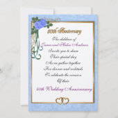 両親の50周年パーティー招待状 招待状