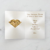 両親の50周年記念に最適なカード カード (内部)